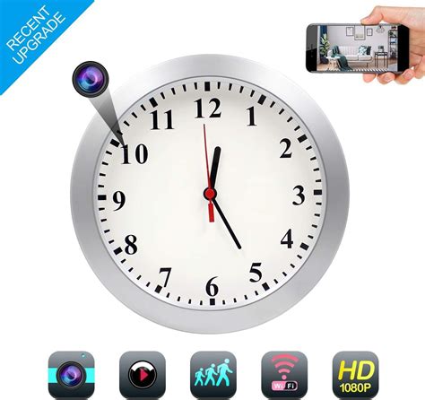 surveillance clock camera